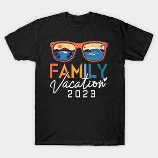 Family Vacation 2023 Beach Matching Summer Vacation 2023 T-Shirt